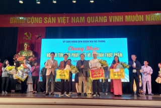 ĐỘI THI CỦA BỆNH VIỆN UNG BƯỚU HÀ NỘI ĐẠT GIẢI NHÌ HỘI THI “TÌM HIỂU PHÁP LUẬT VỀ AN TOÀN THỰC PHẨM” NĂM 2020